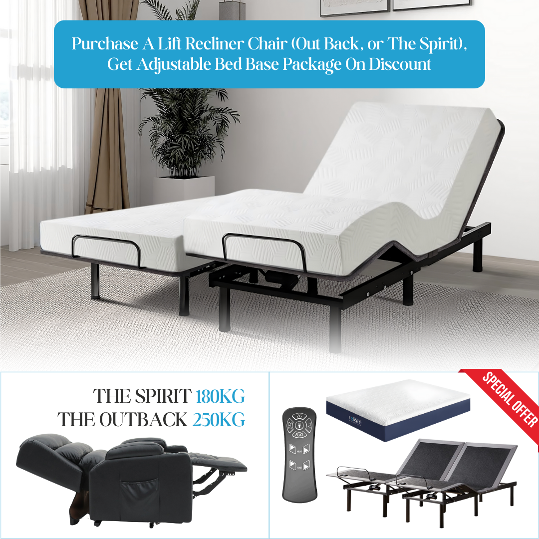Recline Chair, Wonder Sleep Adjustable Bed Base, & Himalayan Mattress