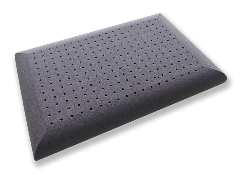 Charcoal Memory Foam Pillow with Removable Cover