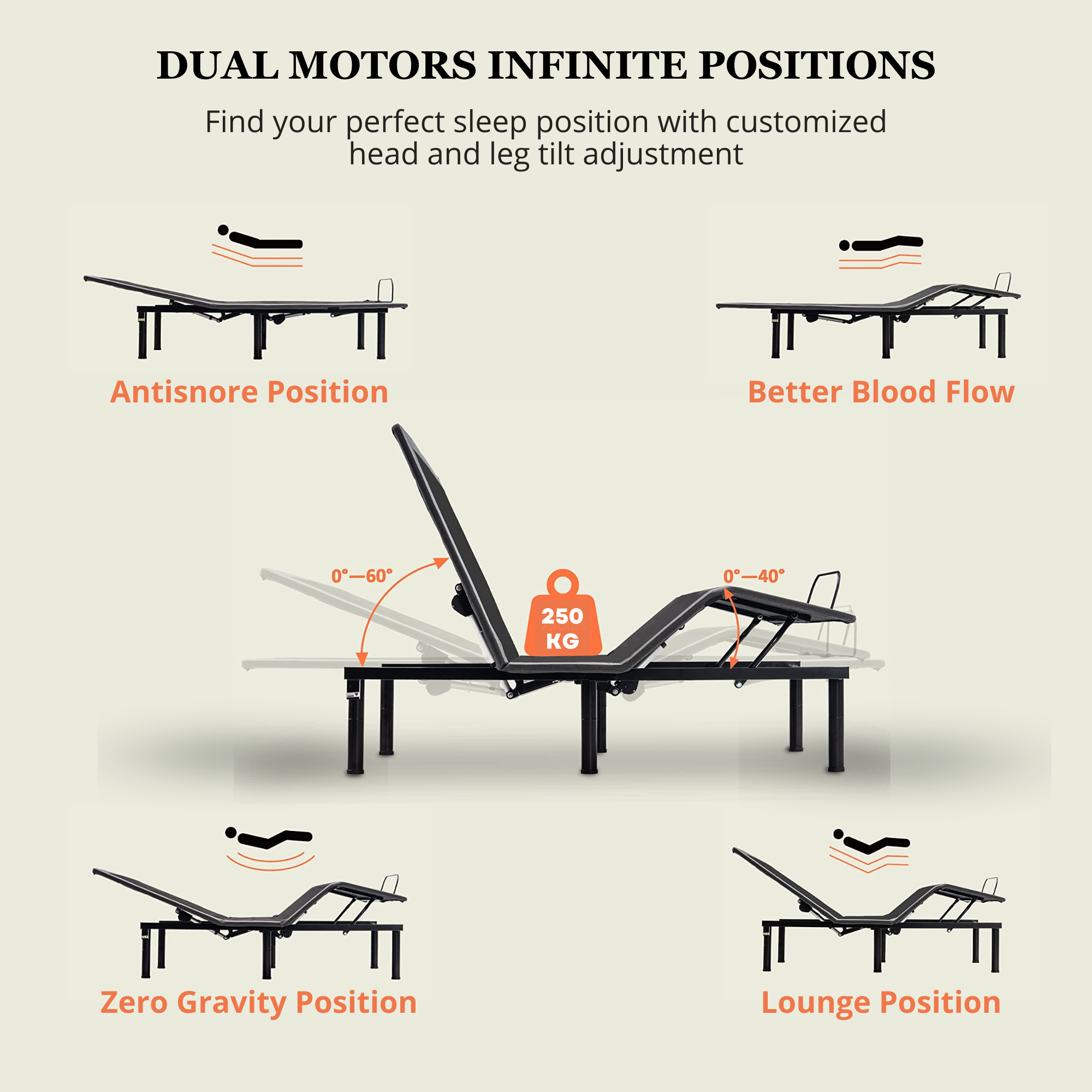 Recline Chair, Wonder Sleep Adjustable Bed Base, & Himalayan Mattress