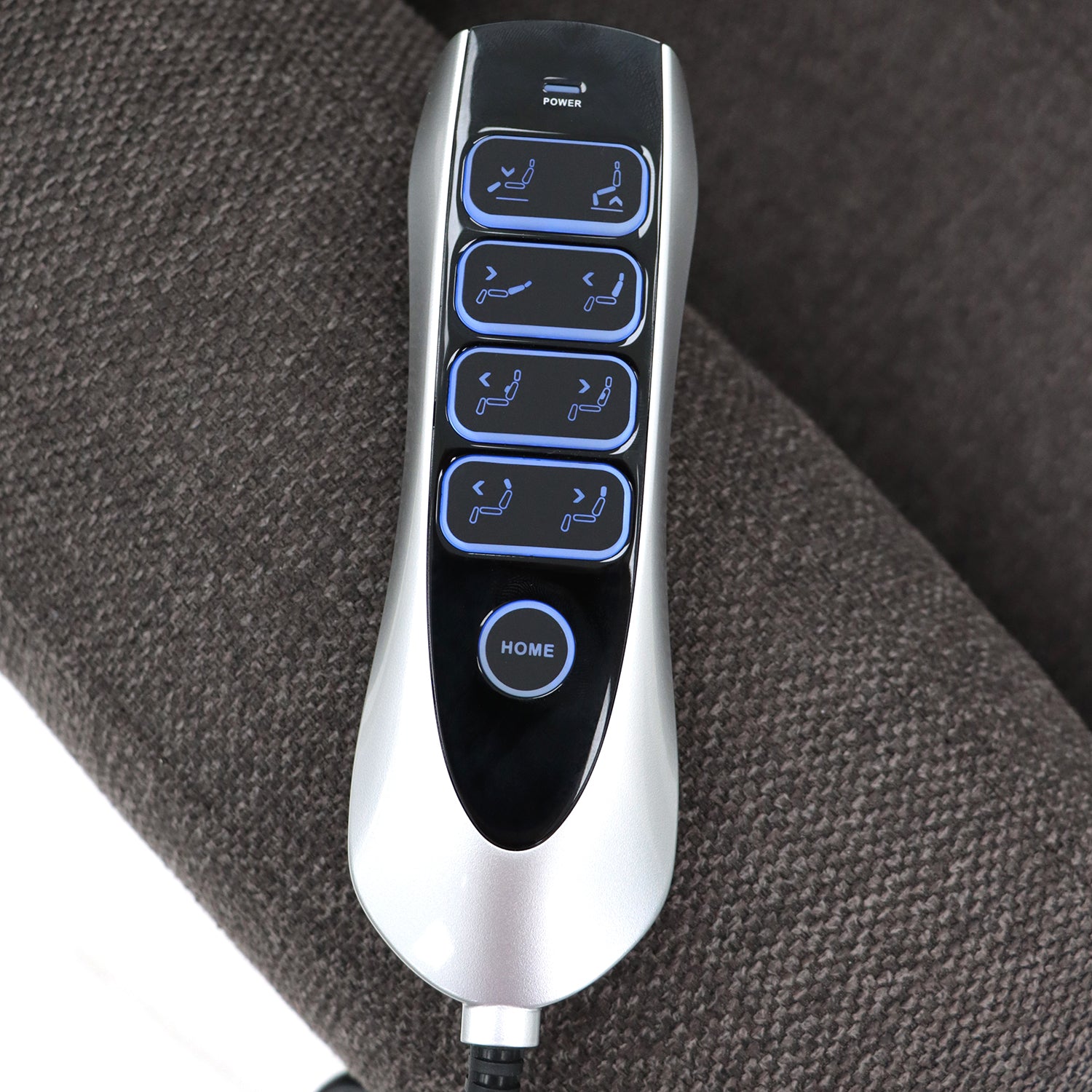 OUT BACK Lift Recliner Chair Extra Large 75cm Seat Width 250kg Lift Higher Leg Lift 3-Years Warranty - (Brown Fabric)