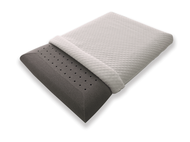Charcoal Memory Foam Pillow with Removable Cover