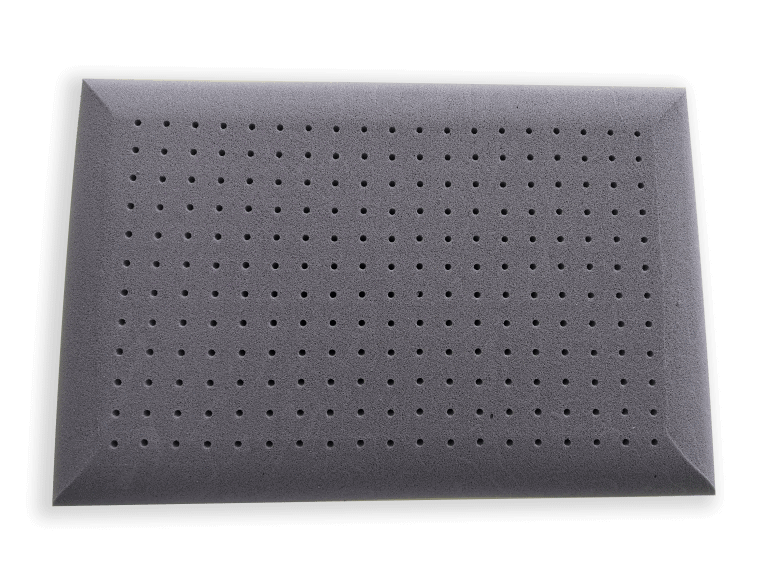 Charcoal Memory Foam Pillow with Removable Cover